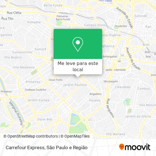 Carrefour Express mapa