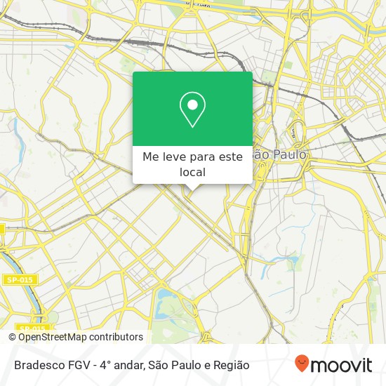 Bradesco FGV - 4° andar mapa