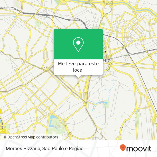 Moraes Pizzaria mapa