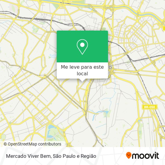 Mercado Viver Bem mapa