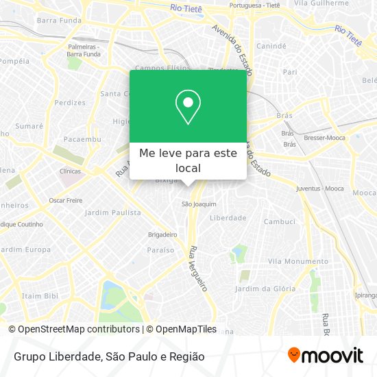 Grupo Liberdade mapa