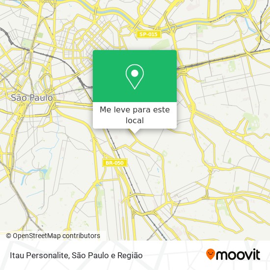 Itau Personalite mapa