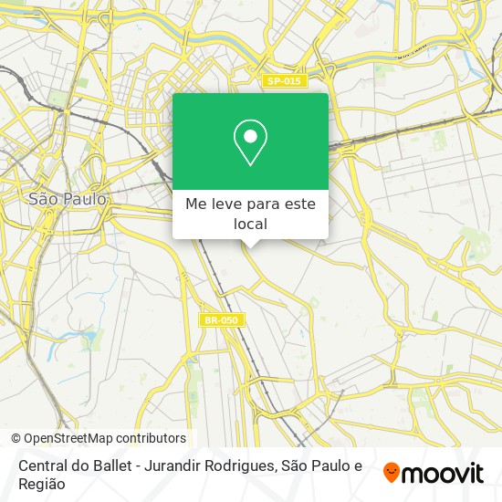 Central do Ballet - Jurandir Rodrigues mapa