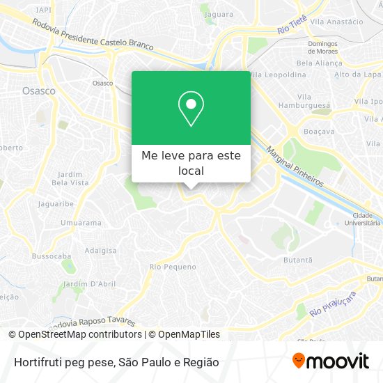 Hortifruti peg pese mapa