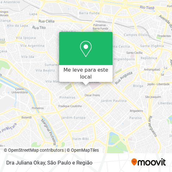 Dra Juliana Okay mapa
