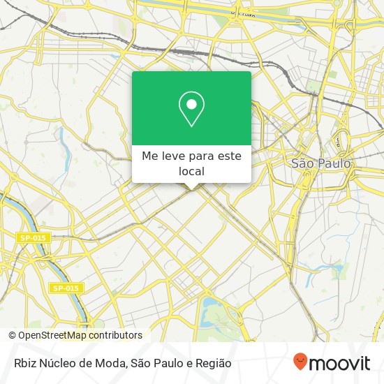 Rbiz Núcleo de Moda mapa