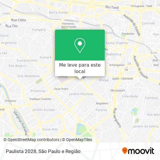 Paulista 2028 mapa