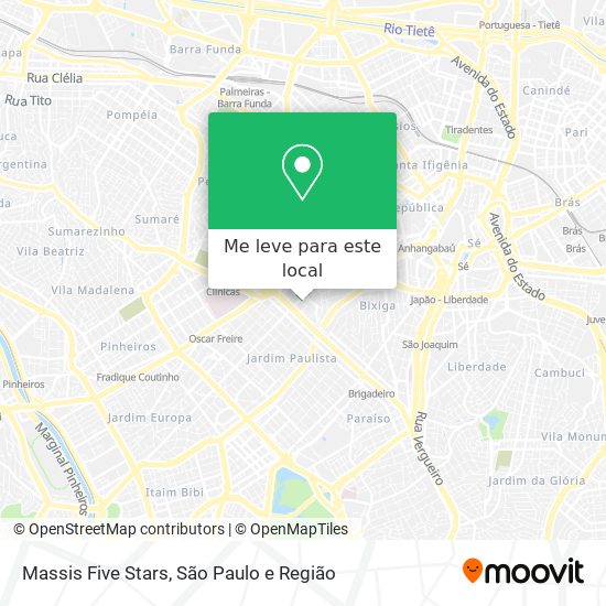 Massis Five Stars mapa