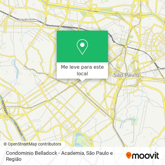 Condomínio Belladock - Academia mapa