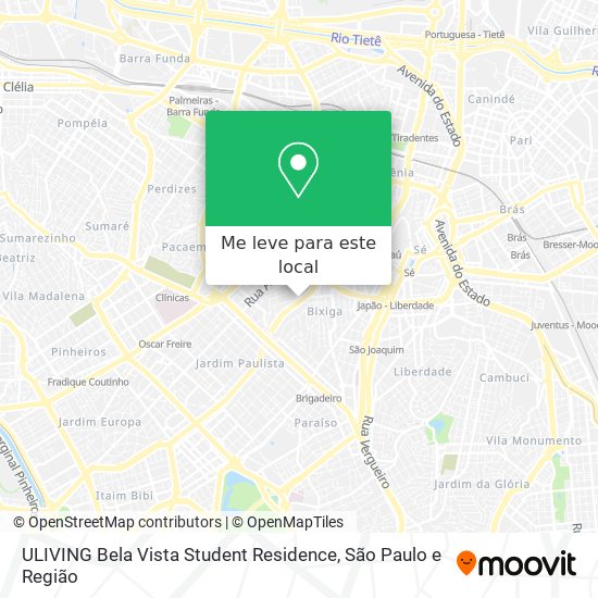 ULIVING Bela Vista Student Residence mapa