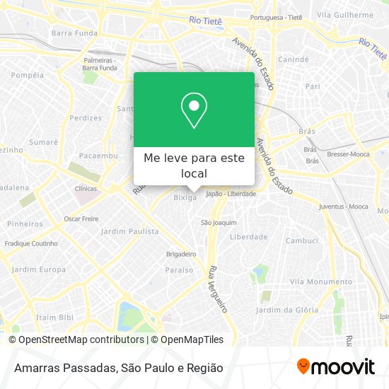 Amarras Passadas mapa