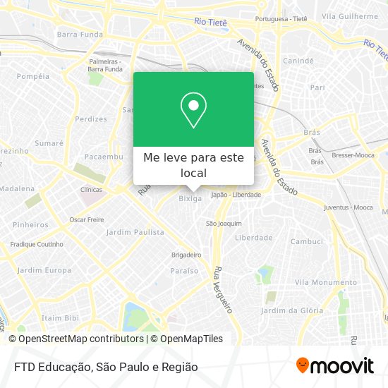 FTD Educação mapa