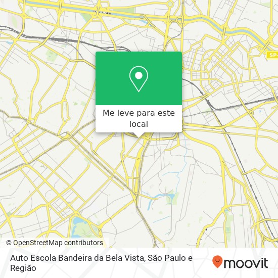 Auto Escola Bandeira da Bela Vista mapa