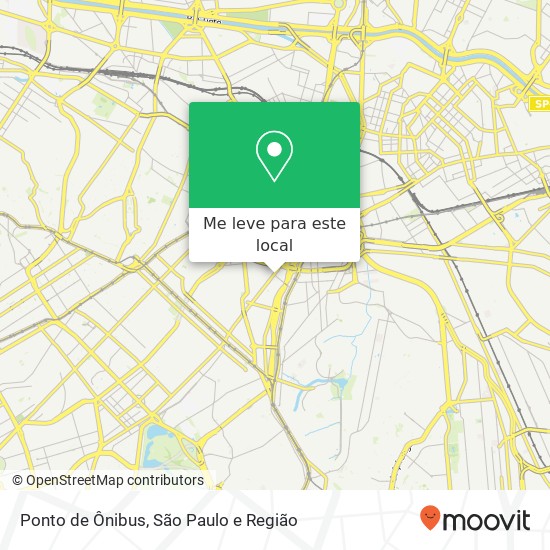 Ponto de Ônibus mapa