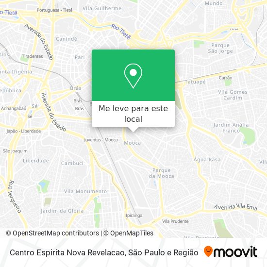 Centro Espirita Nova Revelacao mapa