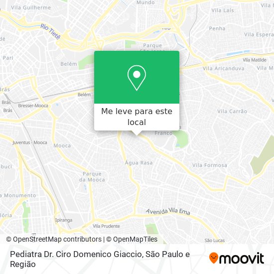Pediatra Dr. Ciro Domenico Giaccio mapa