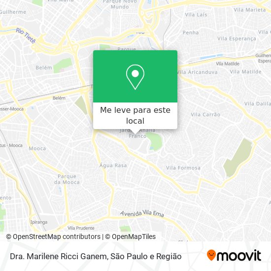 Dra. Marilene Ricci Ganem mapa