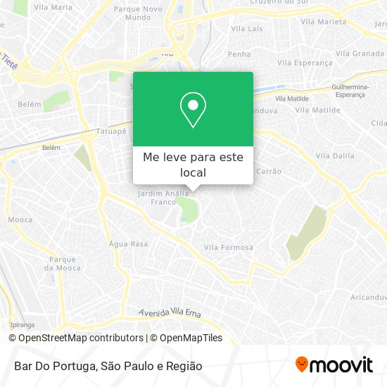 Bar Do Portuga mapa