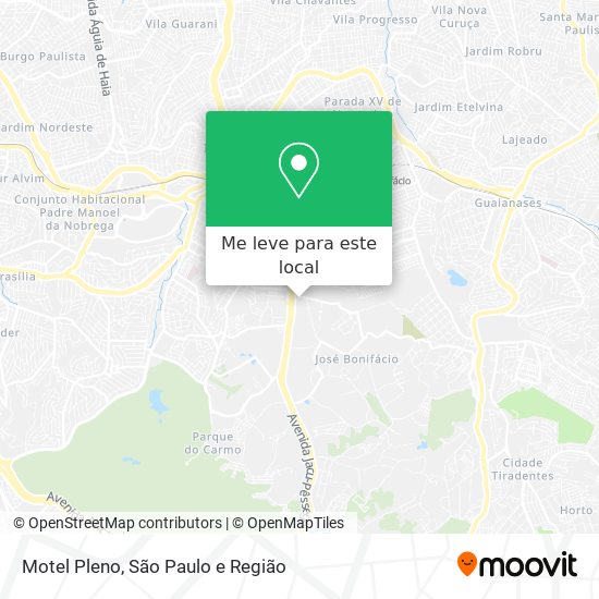 Motel Pleno mapa