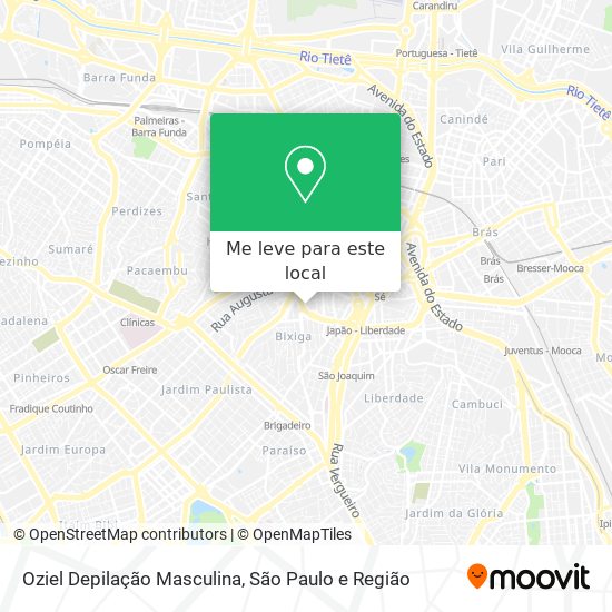 Oziel Depilação Masculina mapa