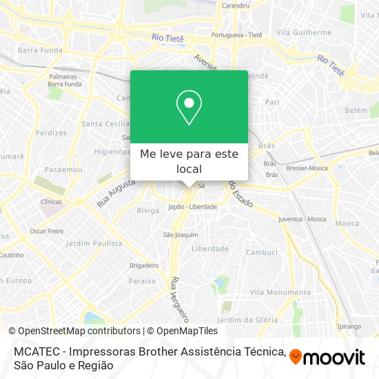MCATEC - Impressoras Brother Assistência Técnica mapa