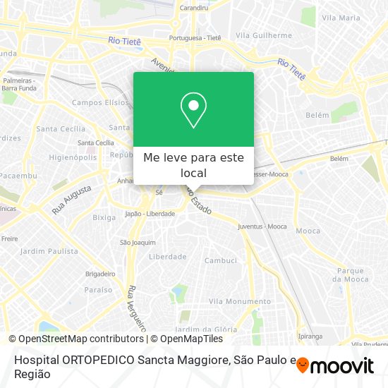 Hospital ORTOPEDICO Sancta Maggiore mapa