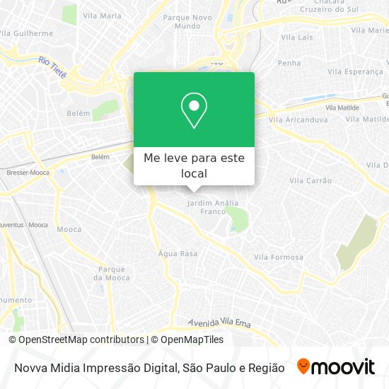 Novva Midia Impressão Digital mapa