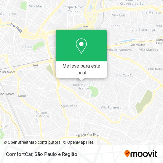 ComfortCar mapa