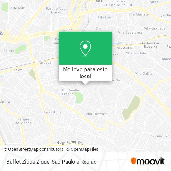 Buffet Zigue Zigue mapa