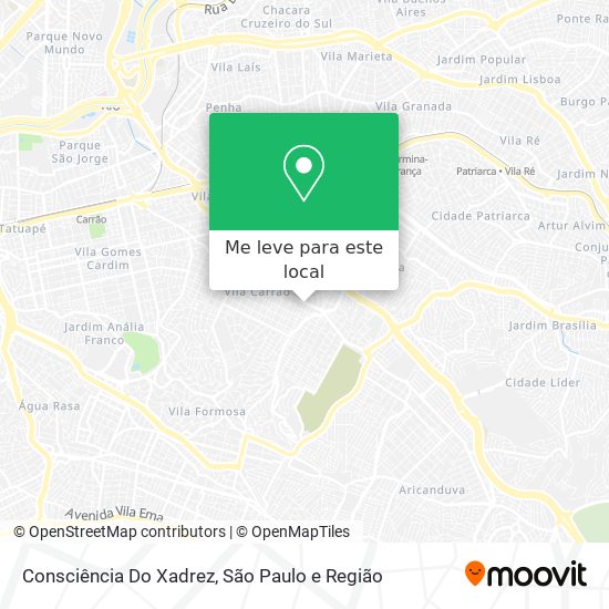 Consciência Do Xadrez mapa