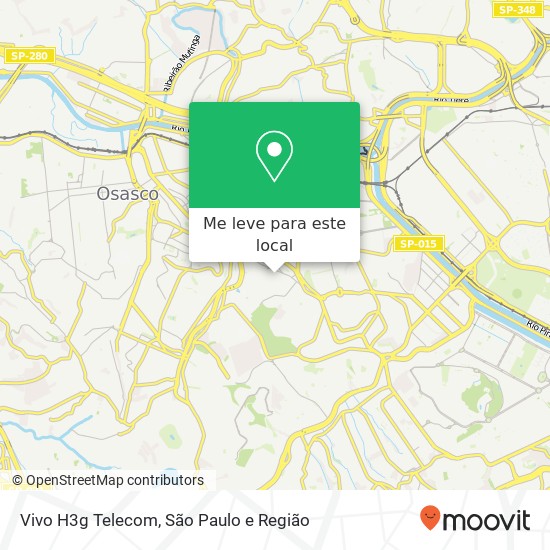 Vivo H3g Telecom mapa