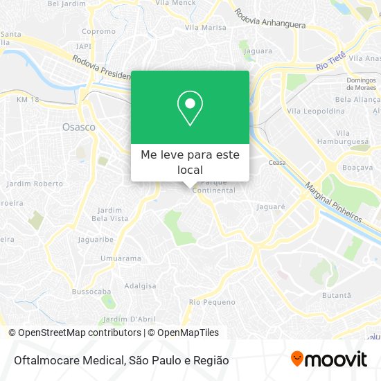 Oftalmocare Medical mapa