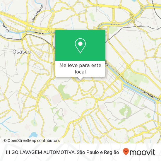 III GO LAVAGEM AUTOMOTIVA mapa