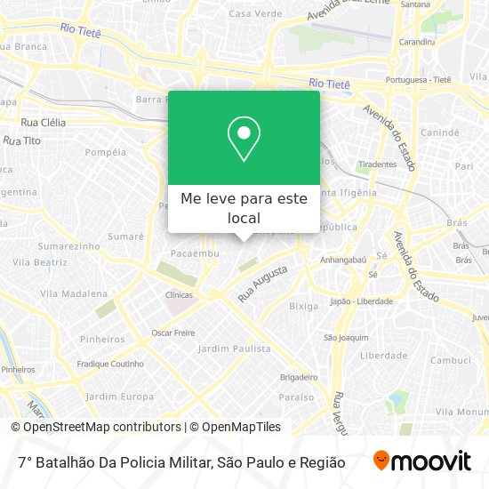 7° Batalhão Da Policia Militar mapa