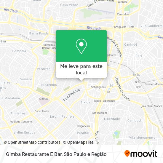 Gimba Restaurante E Bar mapa