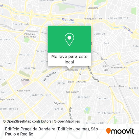 Edifício Praça da Bandeira (Edifício Joelma) mapa