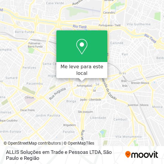 ALLIS Soluções em Trade e Pessoas LTDA mapa