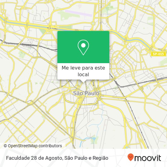 Faculdade 28 de Agosto mapa