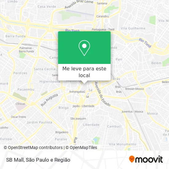 SB Mall mapa