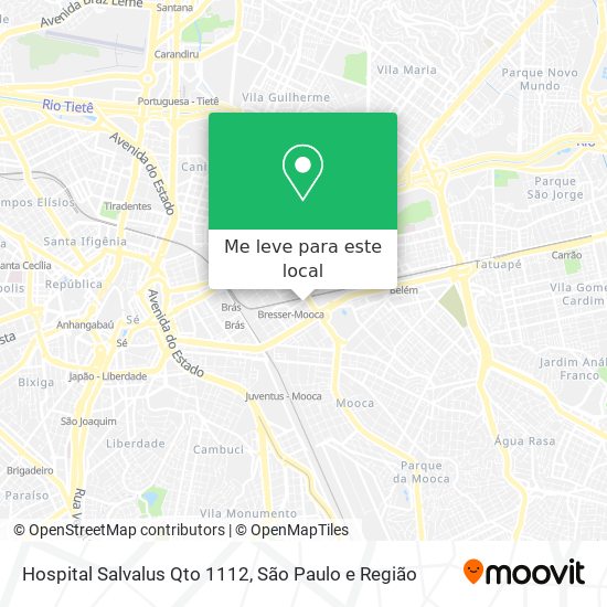 Hospital Salvalus Qto 1112 mapa