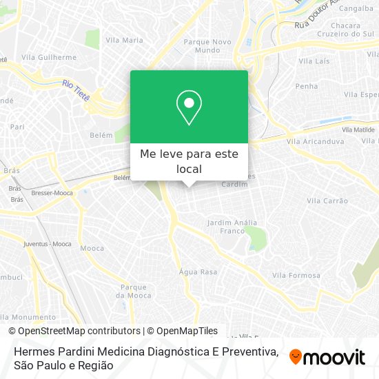 Hermes Pardini Medicina Diagnóstica E Preventiva mapa