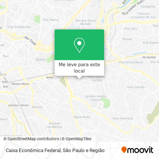 Caixa Econômica Federal mapa