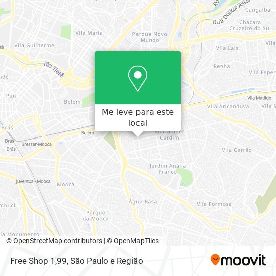 Free Shop 1,99 mapa