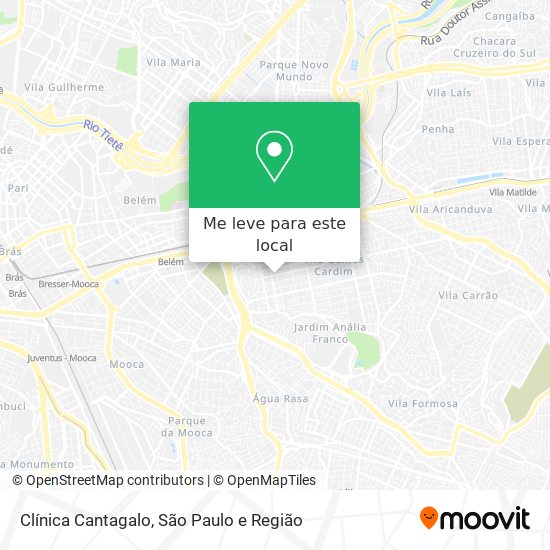 Clínica Cantagalo mapa