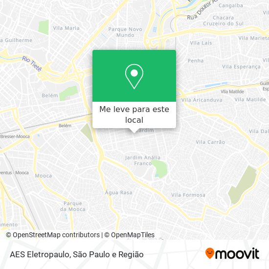 AES Eletropaulo mapa