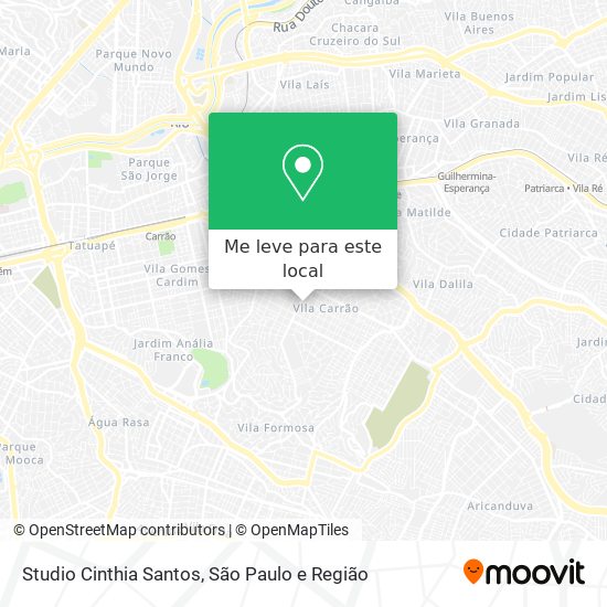 Studio Cinthia Santos mapa