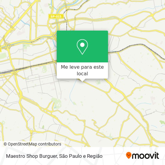 Maestro Shop Burguer mapa