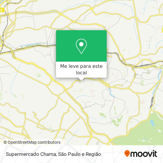 Supermercado Chama mapa