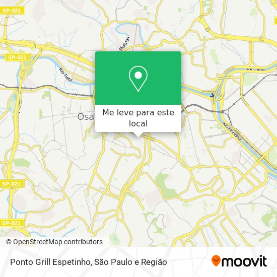 Ponto Grill Espetinho mapa