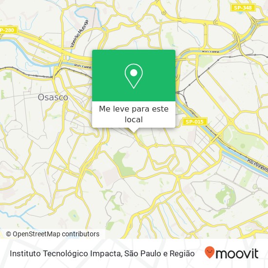 Instituto Tecnológico Impacta mapa